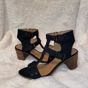 Franco Sarto Haven Studded Strappy Block Sandal